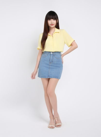 Denim Short Skirt 20129