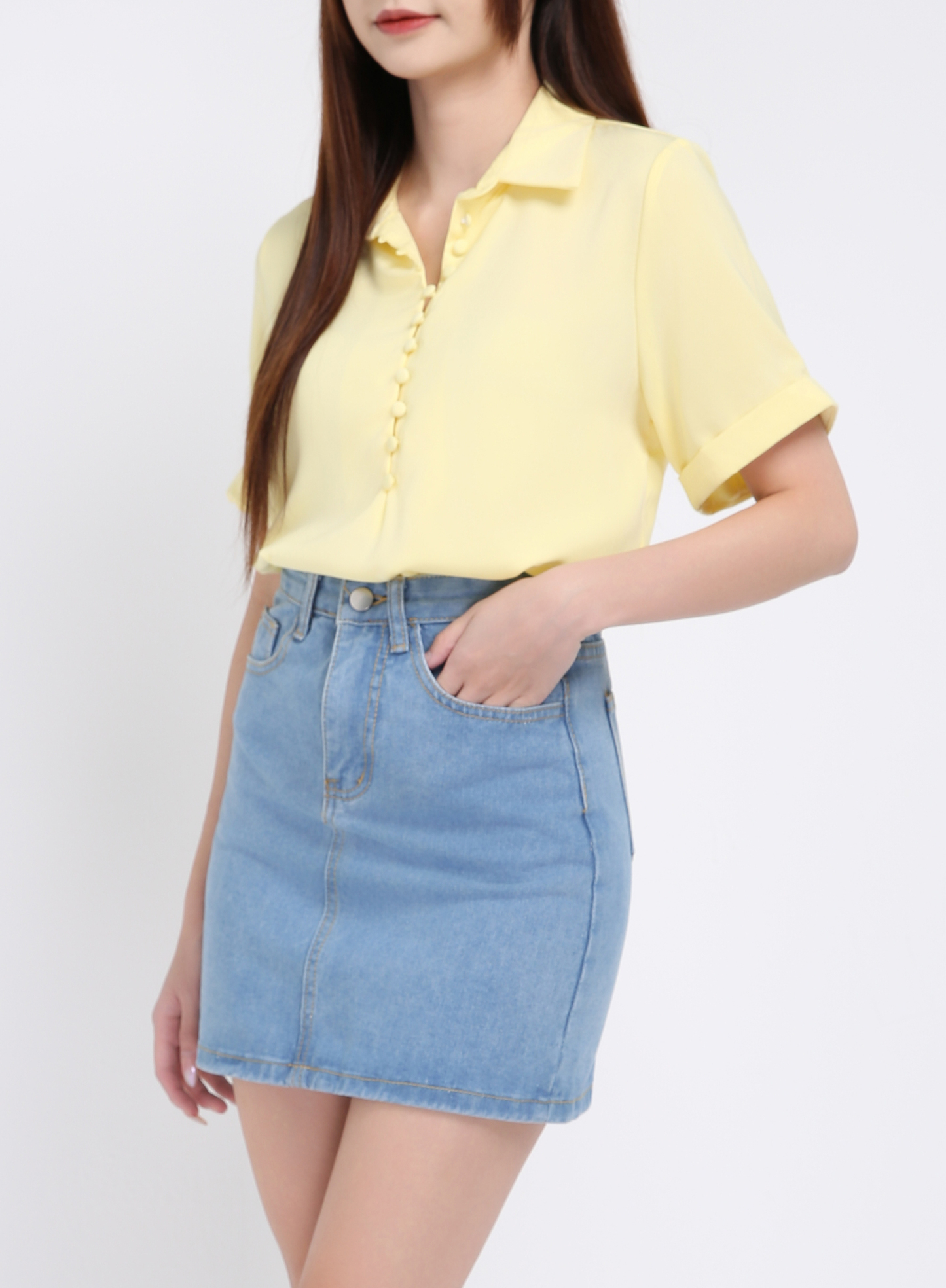 Denim Short Skirt 20129