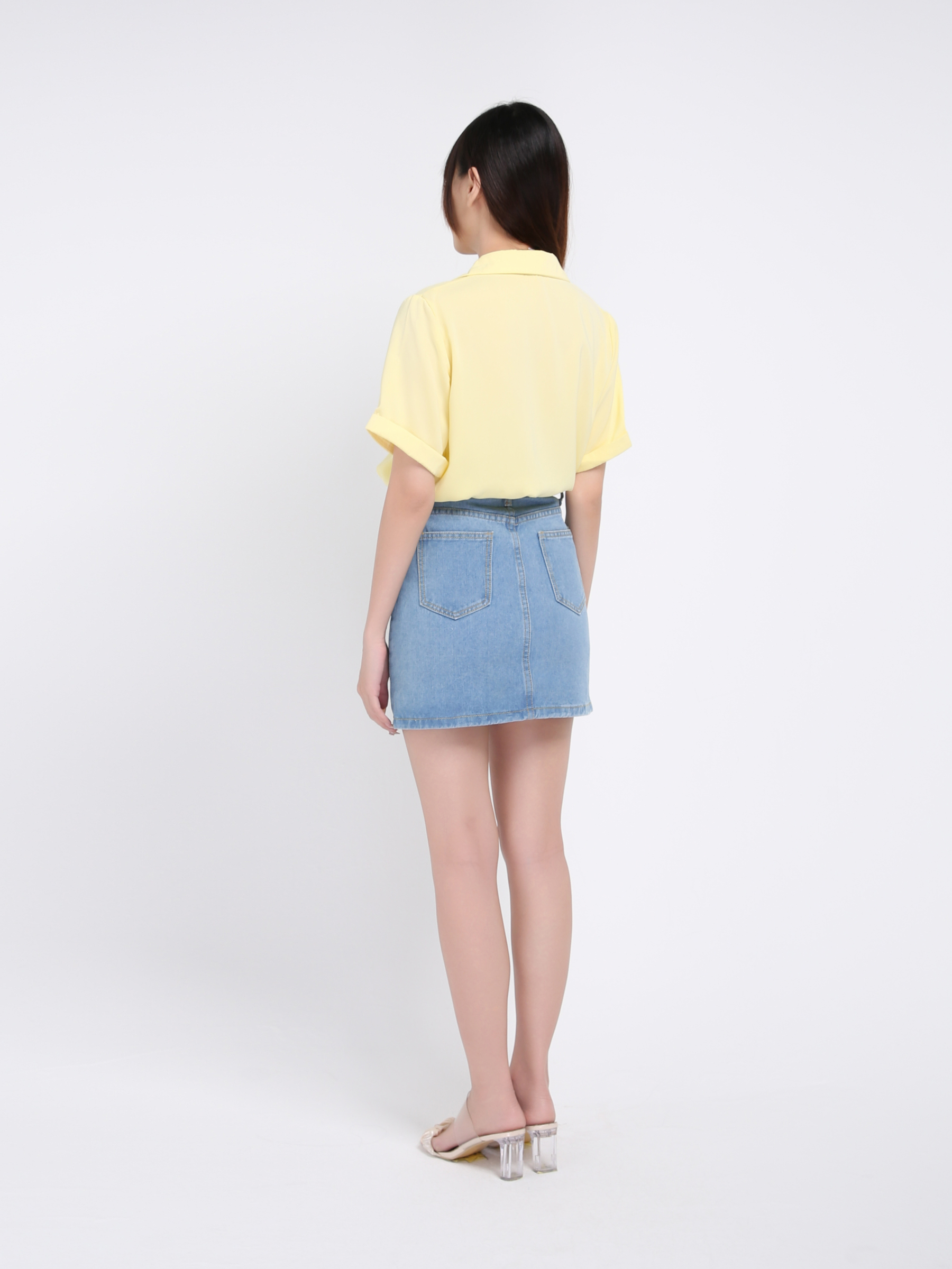 Denim Short Skirt 20129