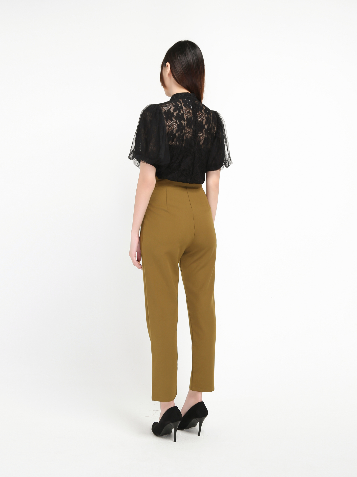 Decorative Belt Long Pant 20968