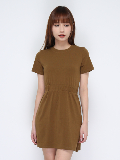 Waist Stretchable With Hole And Twist Top 21058