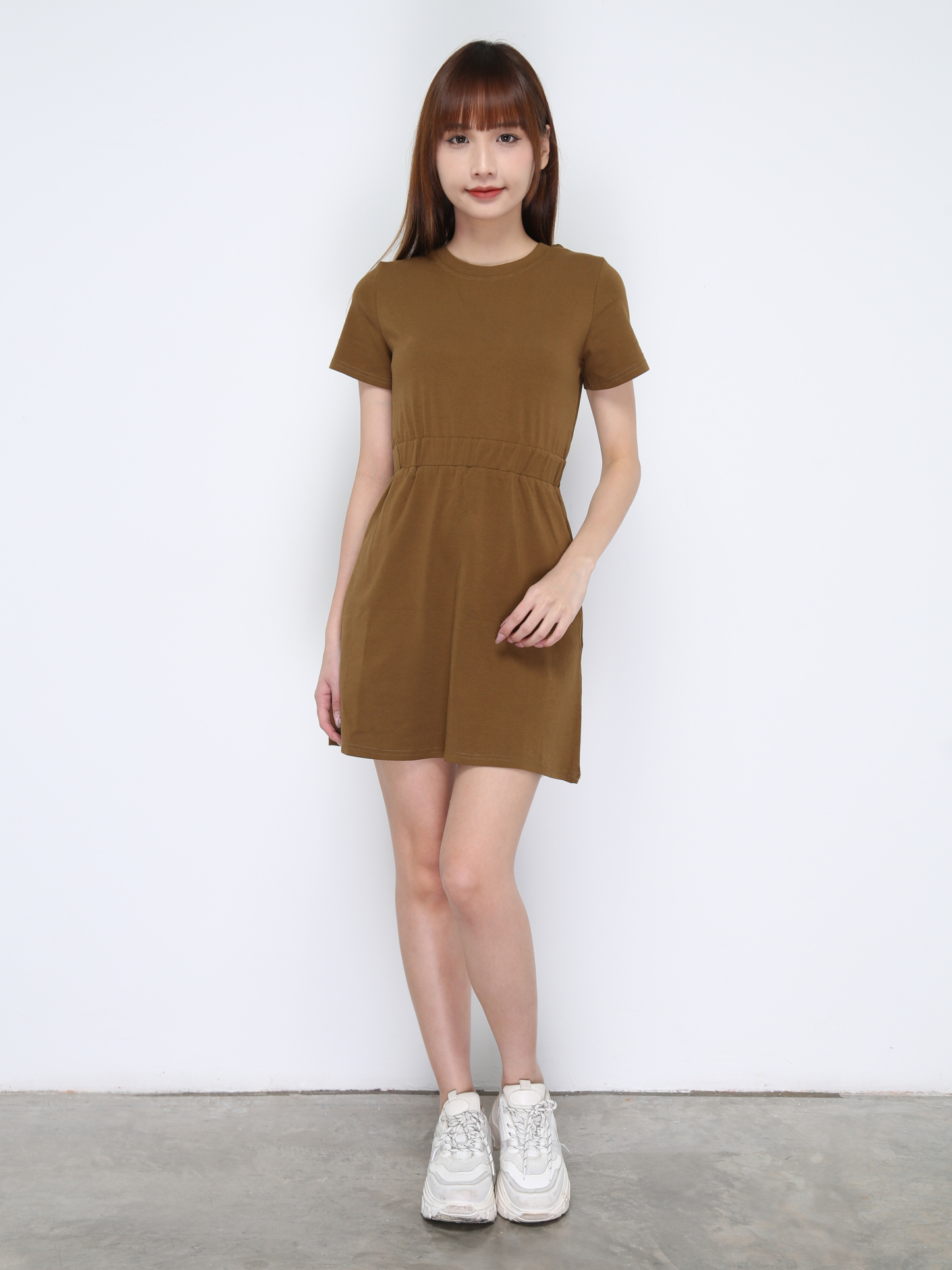 Waist Stretchable With Hole And Twist Top 21058