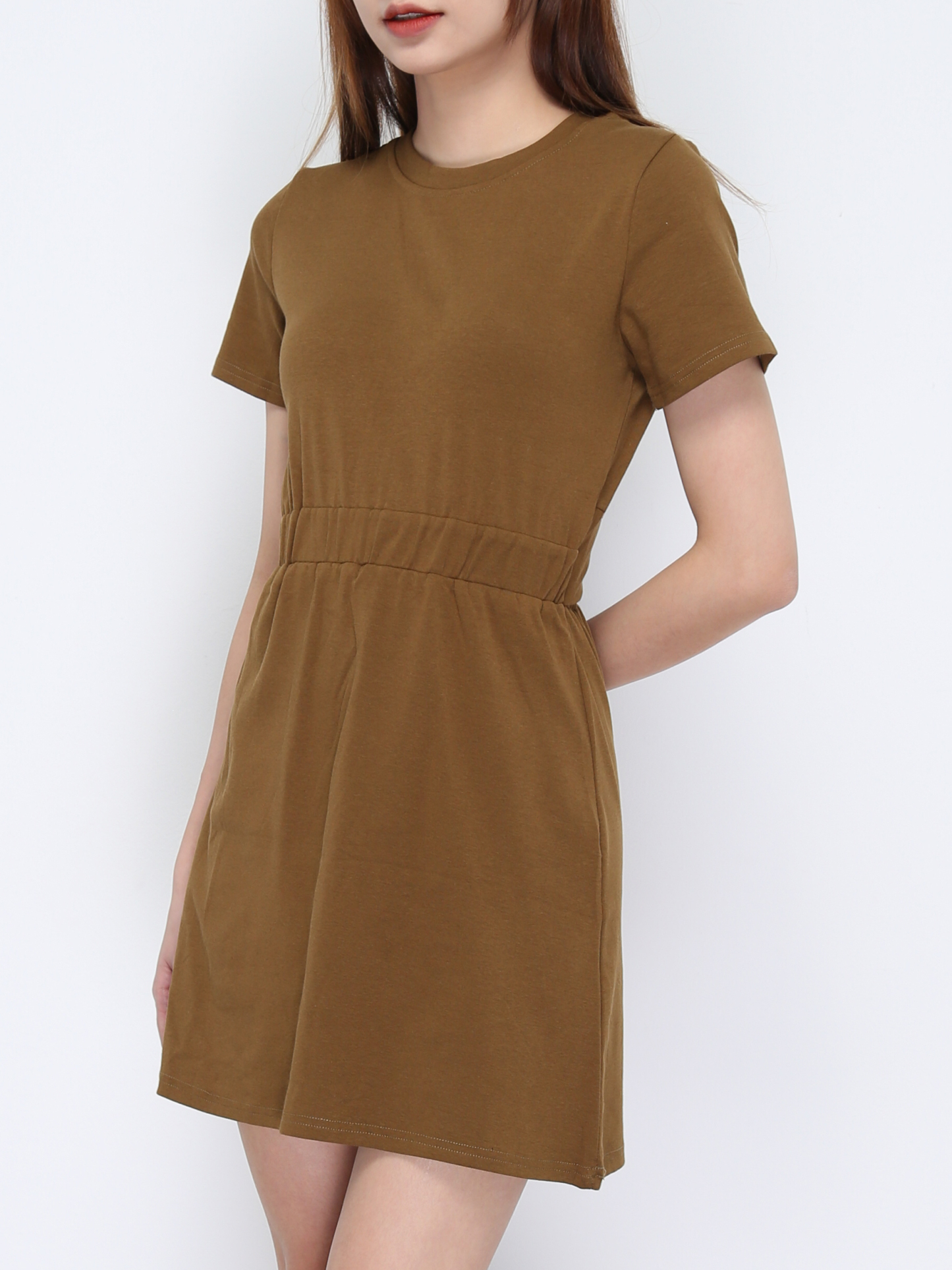 Waist Stretchable With Hole And Twist Top 21058
