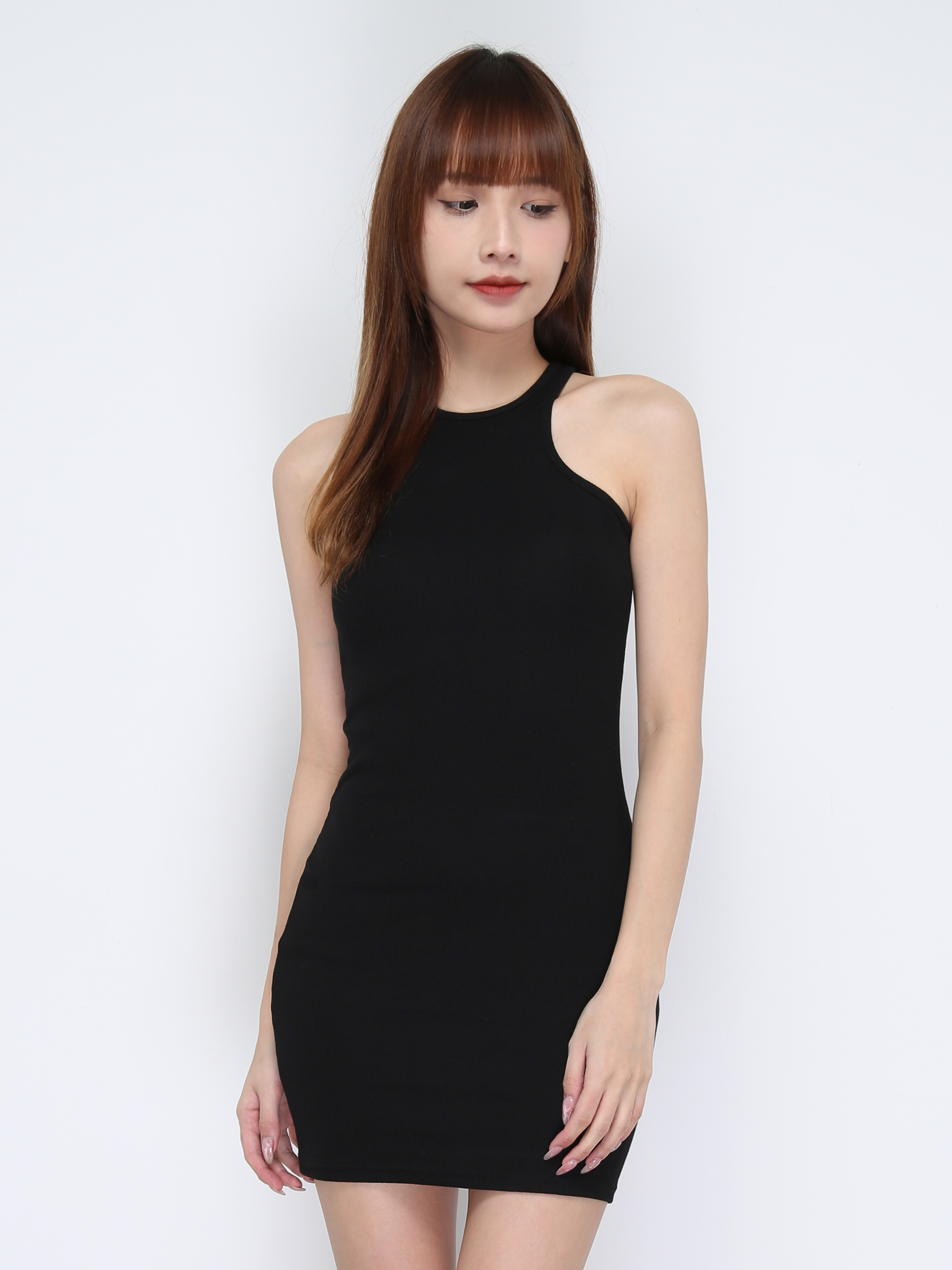 Knitted Halter Dress 21098