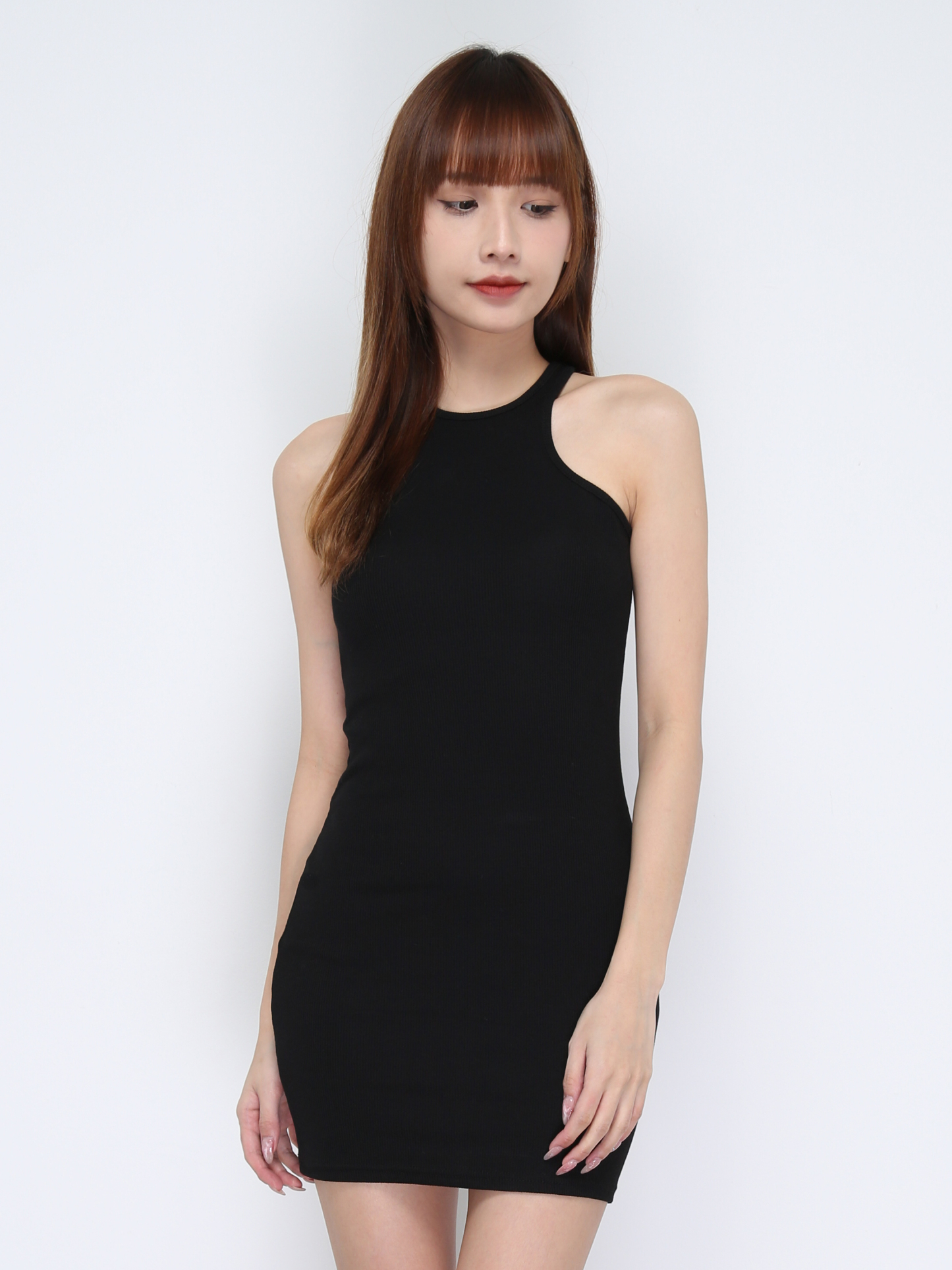 Knitted Halter Dress 21098
