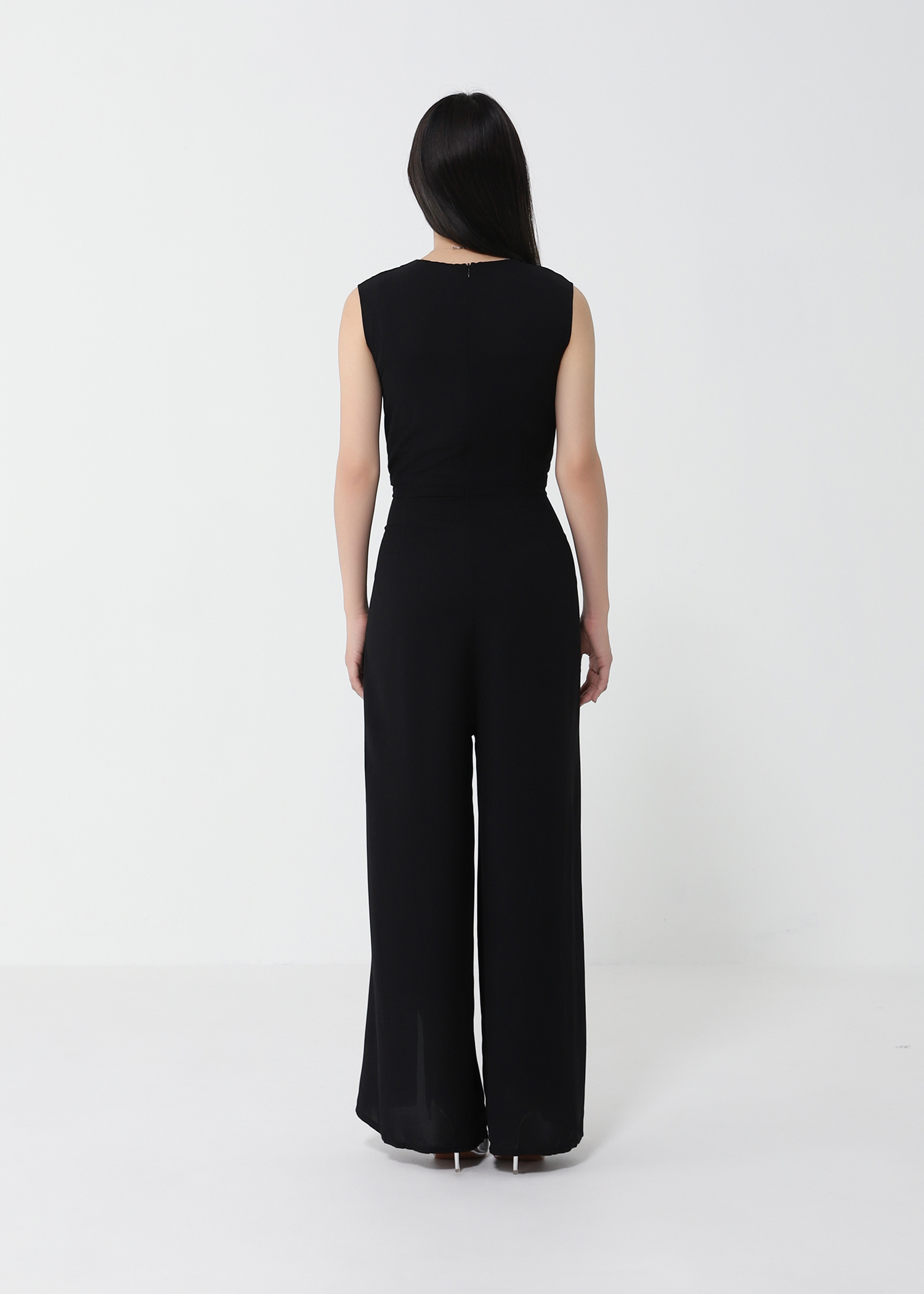 V Neck With Belt Jumpsuit 21101