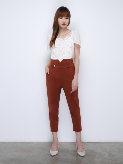 Transparent Sleeve With Lace Top 21737