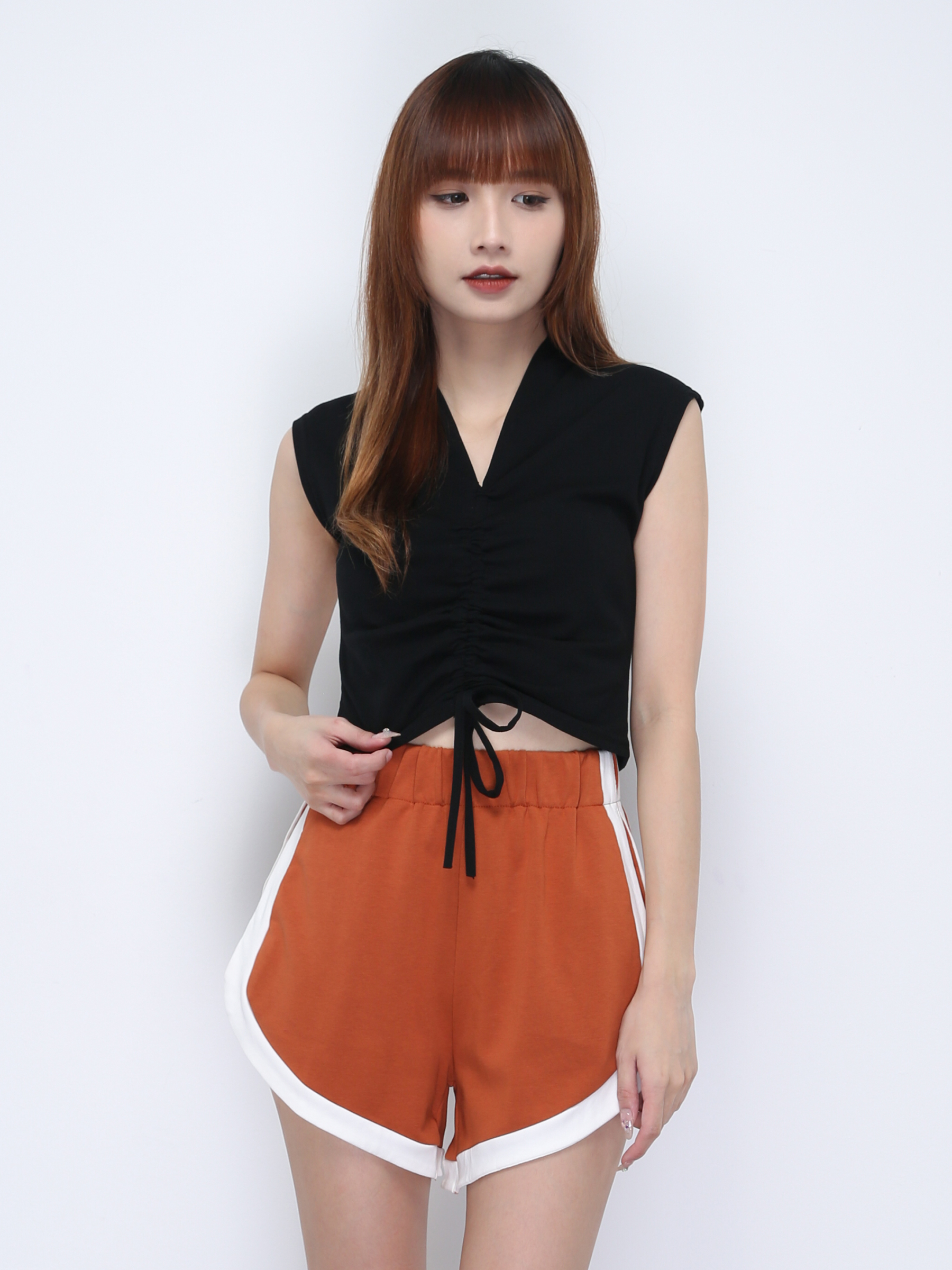 Line Side Smile Short Pants 21969