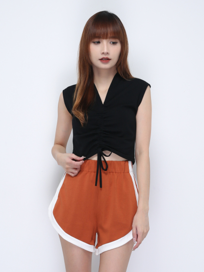 Line Side Smile Short Pants 21969