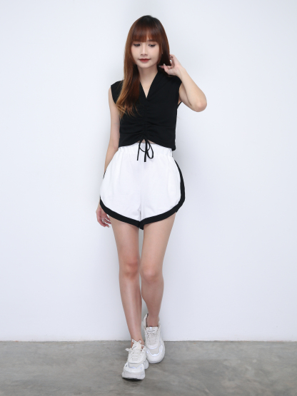 Line Side Smile Short Pants 21969