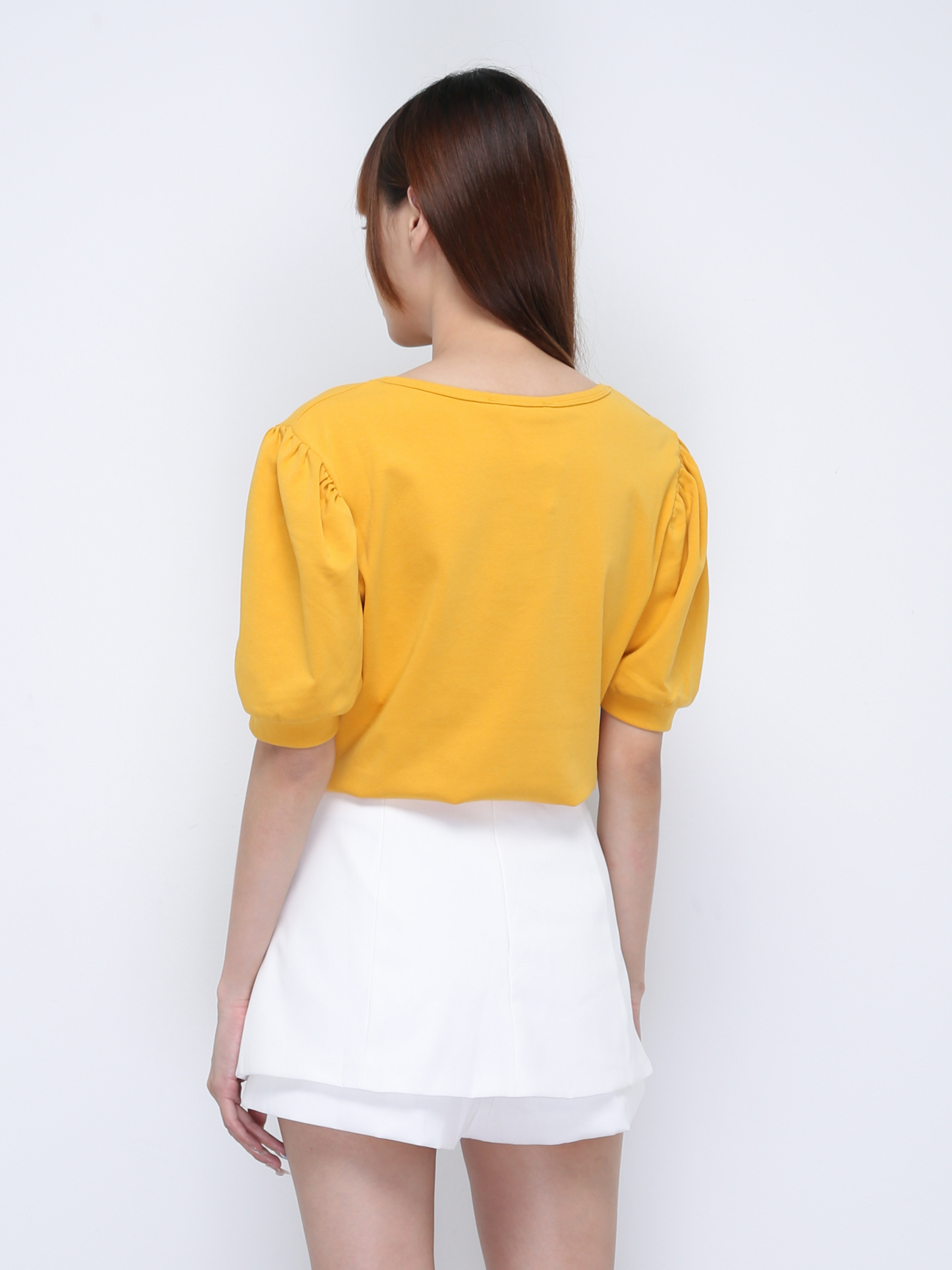 Rounf Neck Plain Top 21992