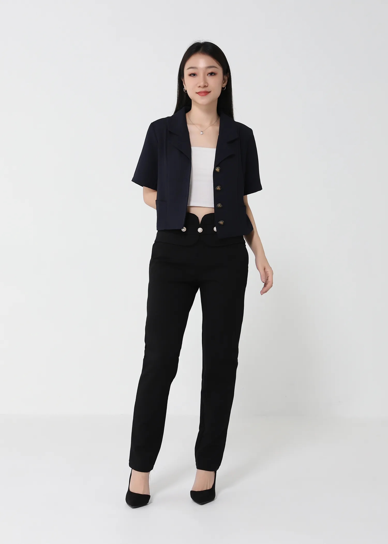 High Waist Long Pants