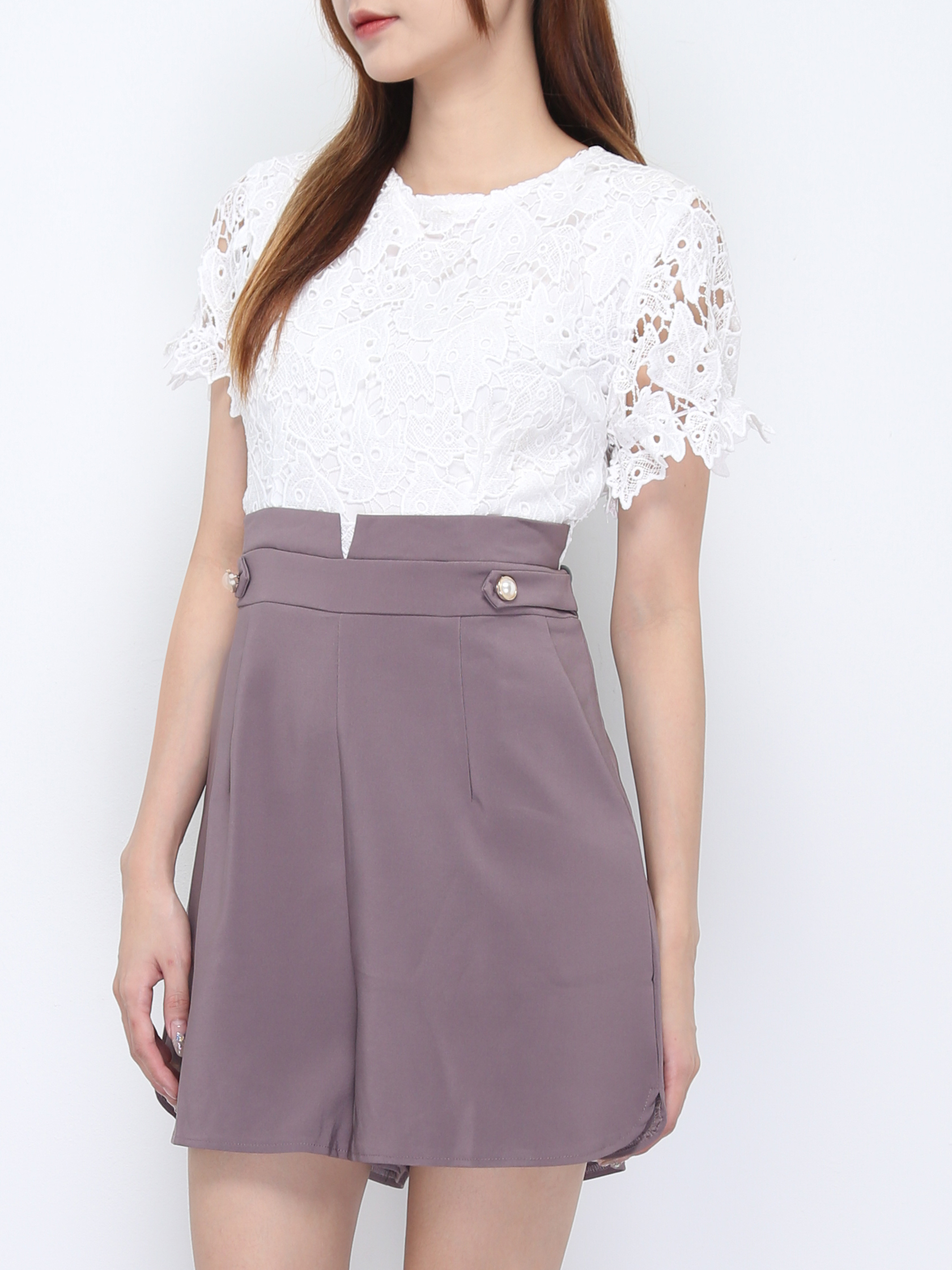 Two Tone Lace Jumpsuit 22126