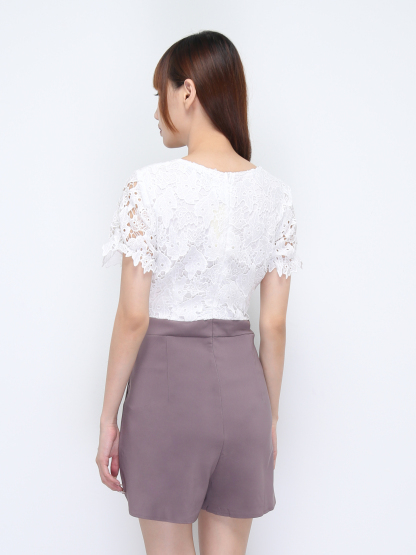 Two Tone Lace Jumpsuit 22126