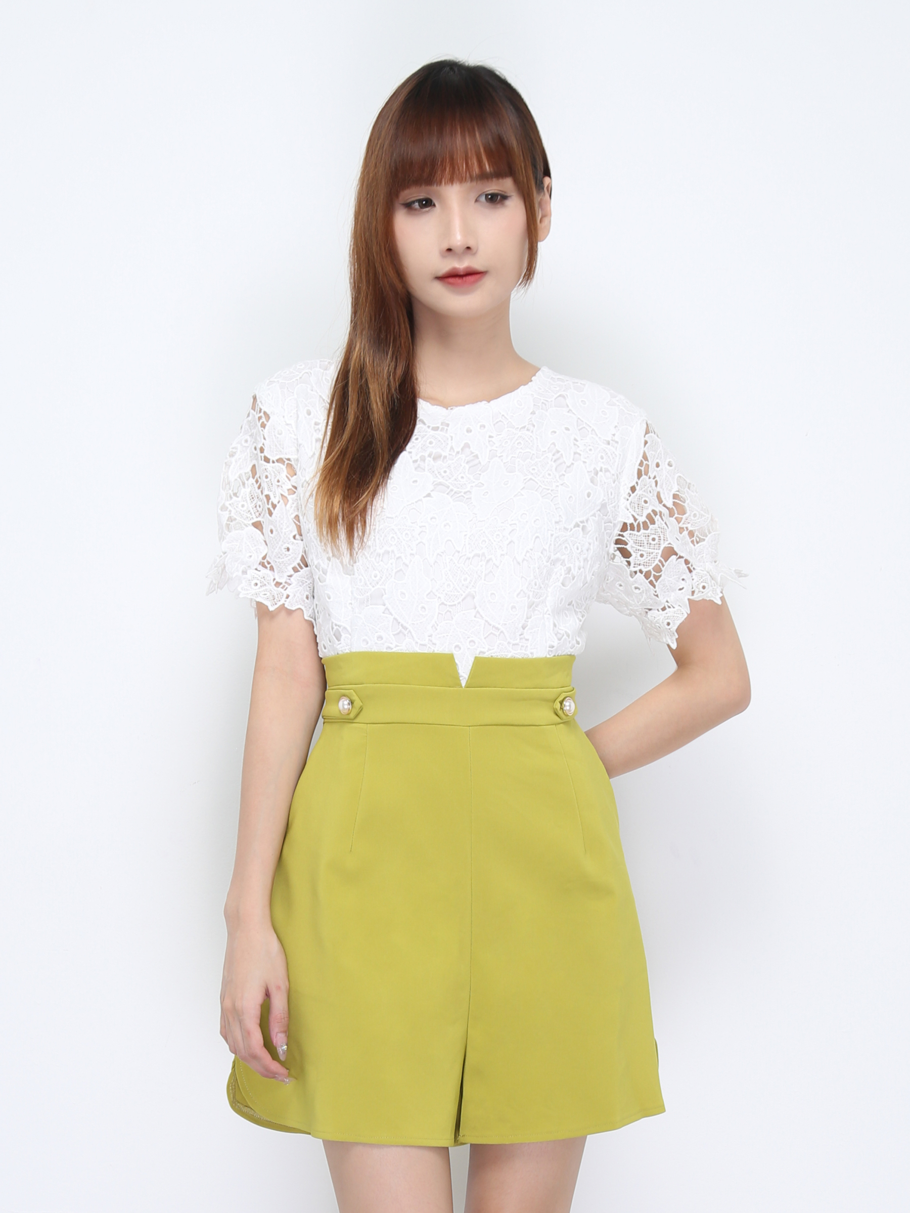 Two Tone Lace Jumpsuit 22126