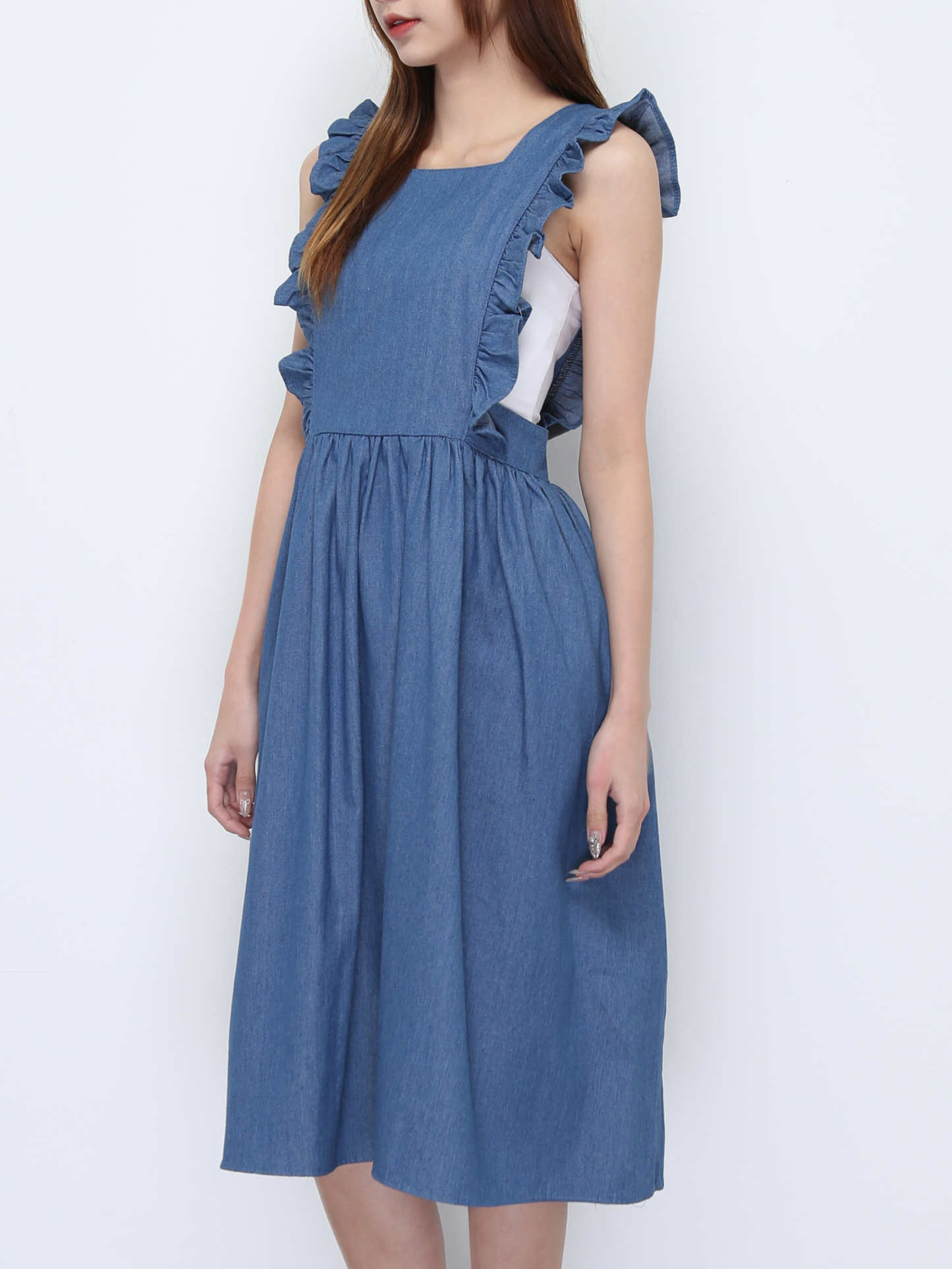 Denimm Ruffles Dress 22132