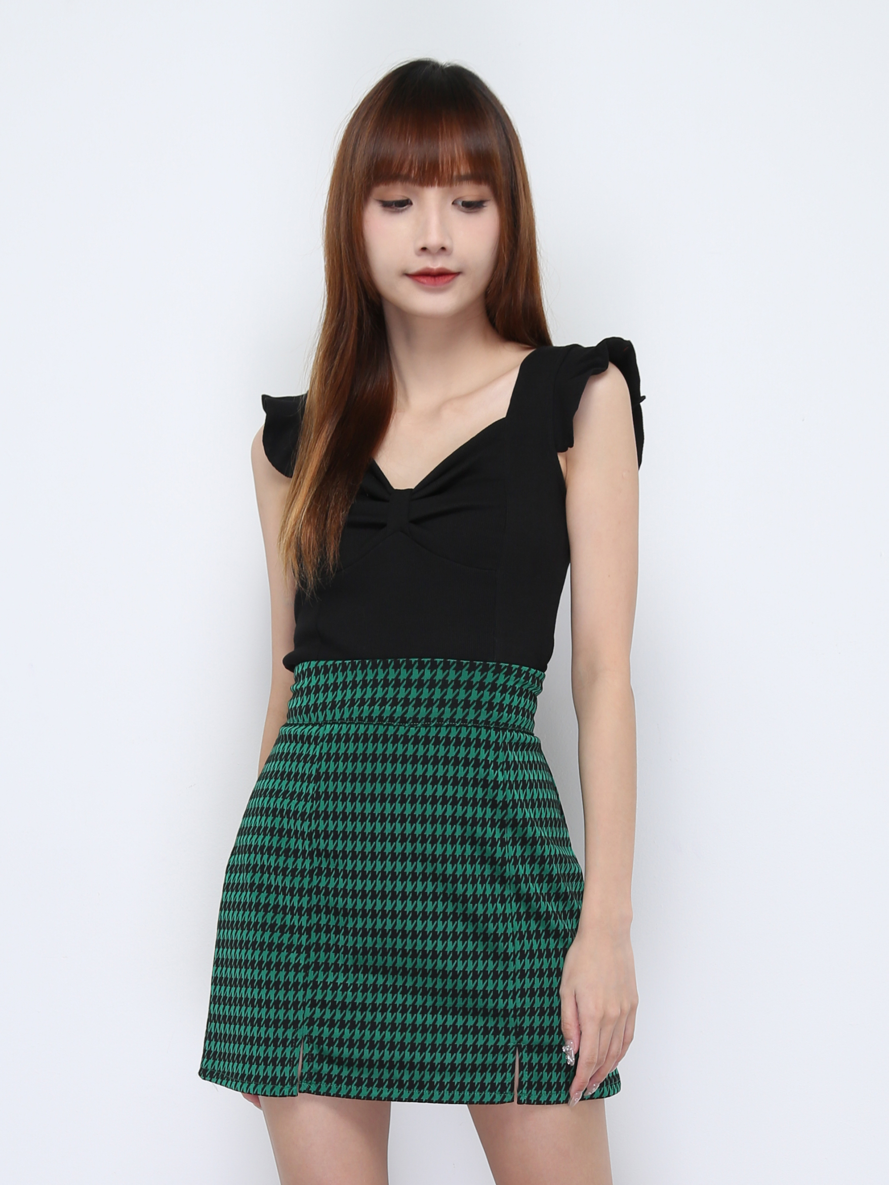 High Waist Split Skirt 22161