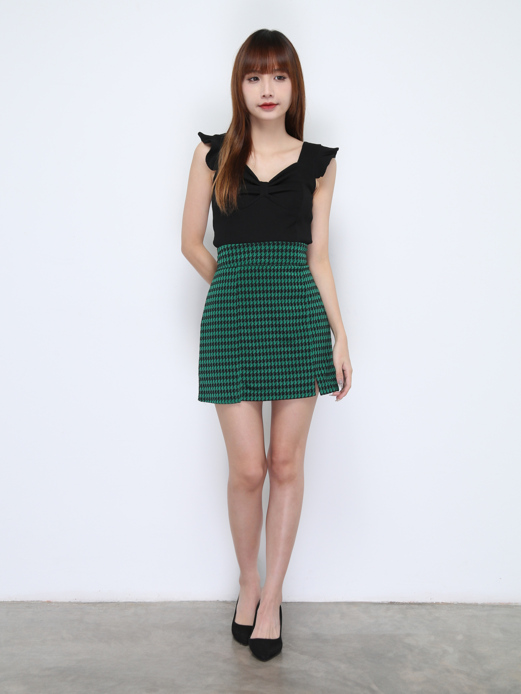 High Waist Split Skirt 22161