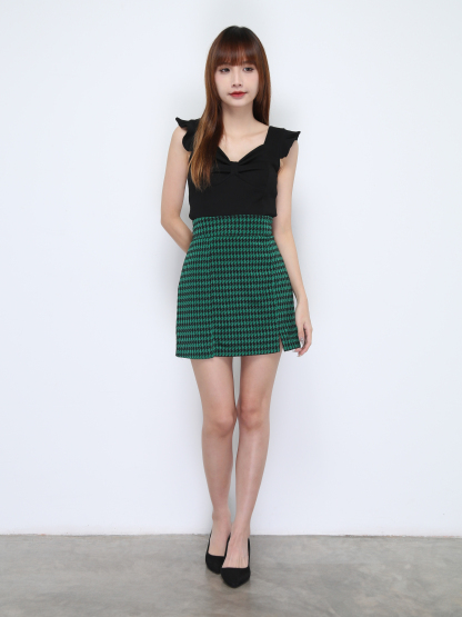 High Waist Split Skirt 22161