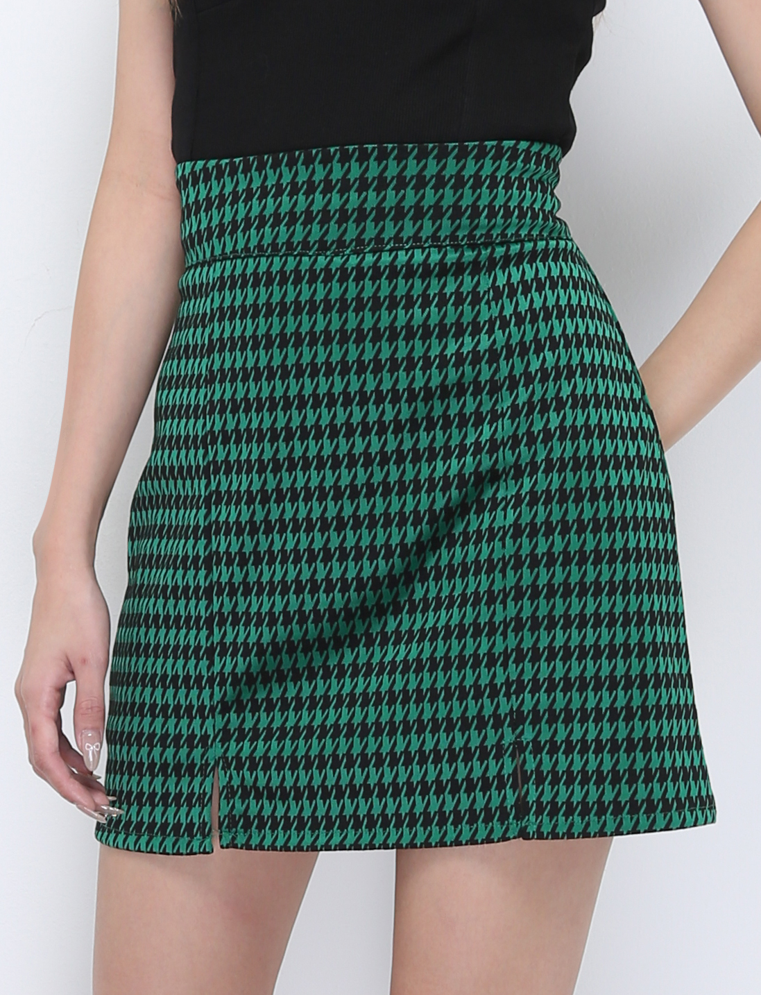 High Waist Split Skirt 22161