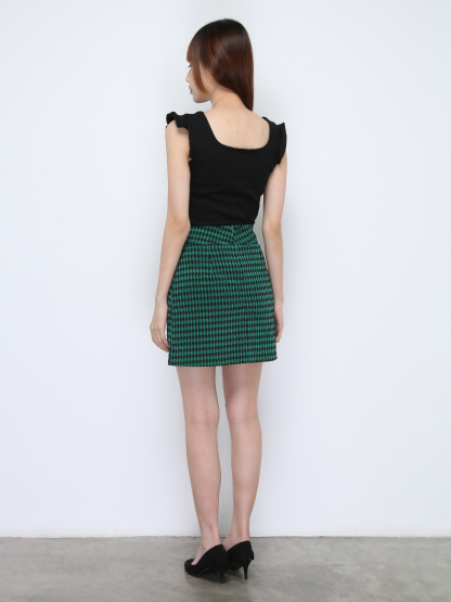 High Waist Split Skirt 22161