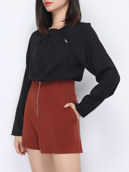 Fake Two Piece With Chest Hole Top 22233