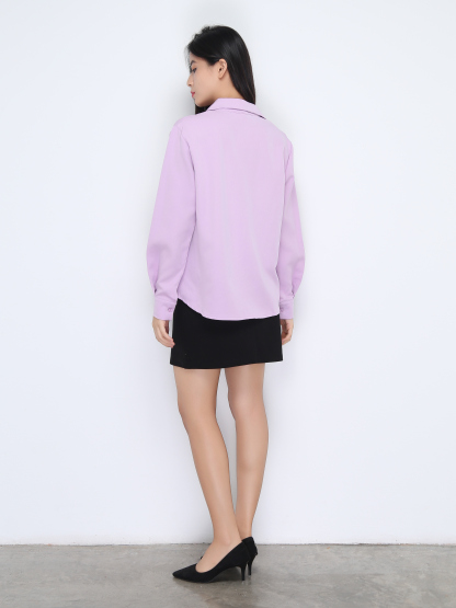 High Waist Decorative Belt With Button Skirt 22348