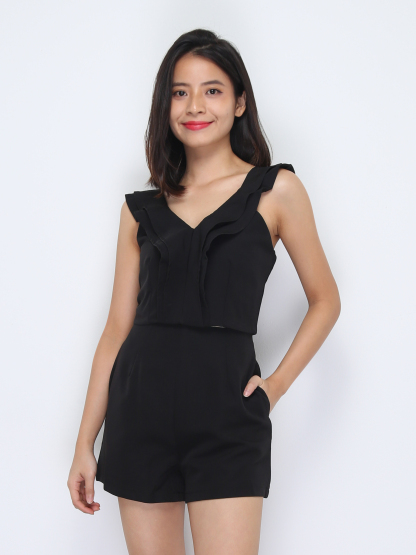 Sleeveless Ruffles Set 22278