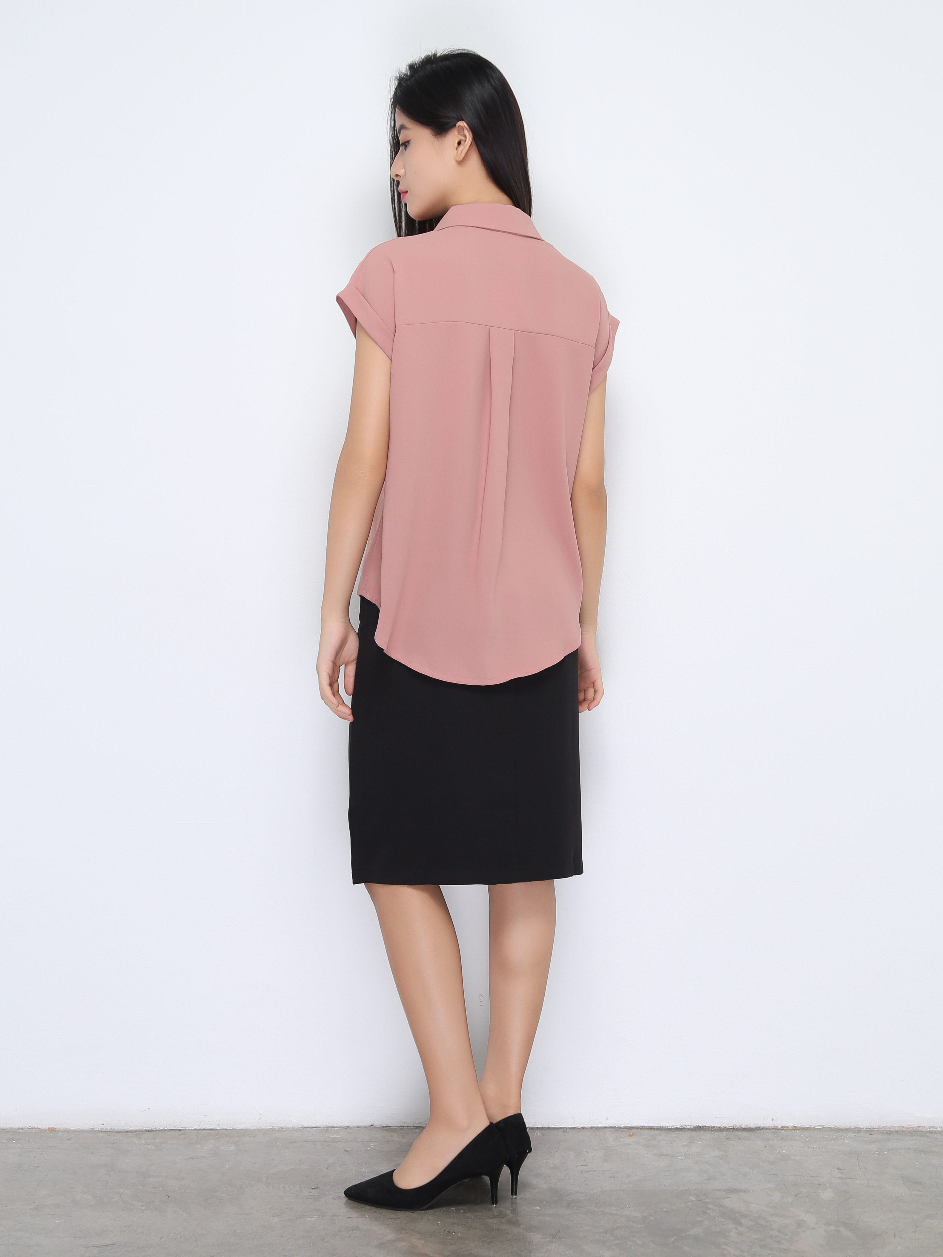 High Waist Side Split Skirt 22372