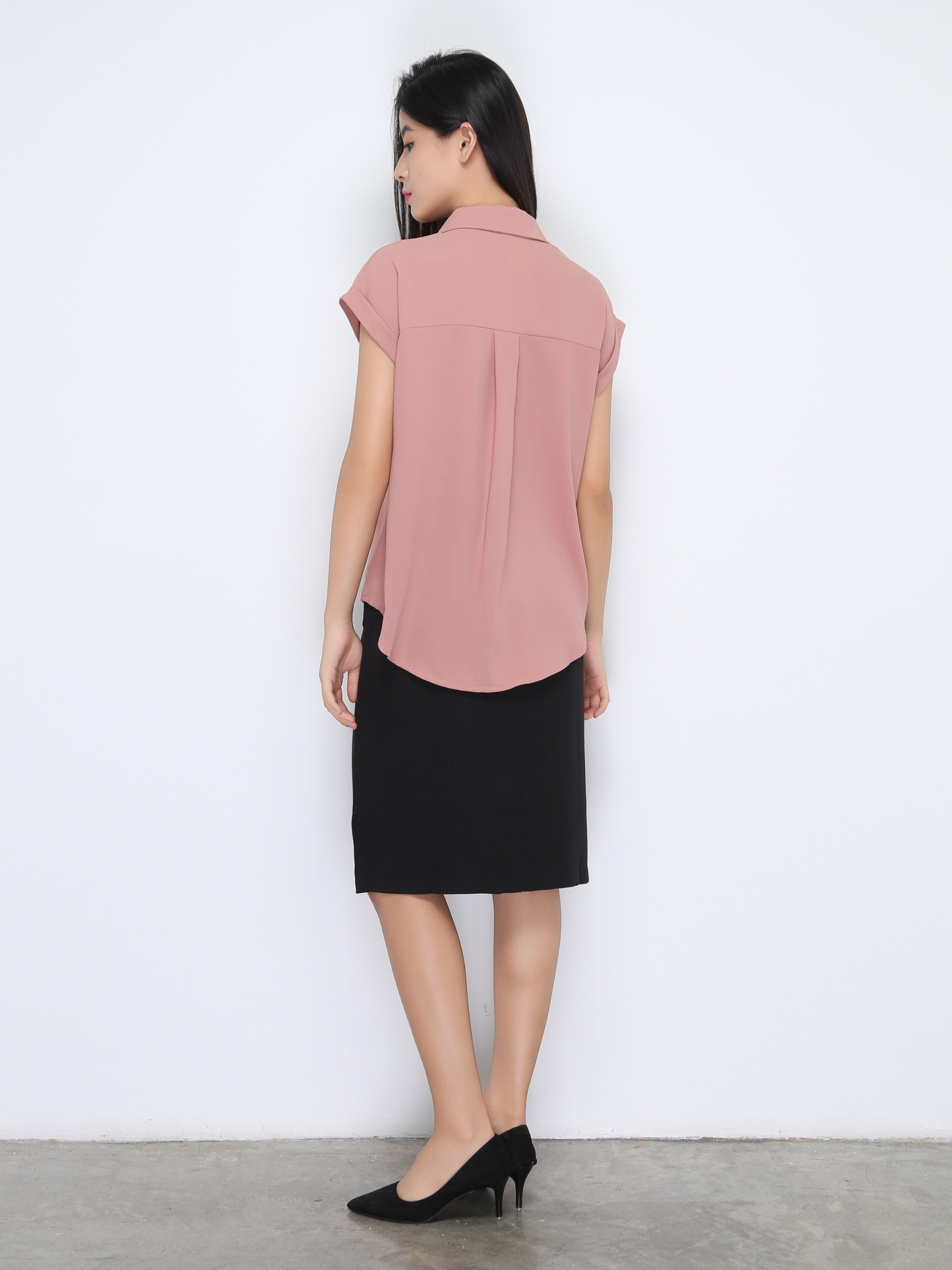 High Waist Side Split Skirt 22372