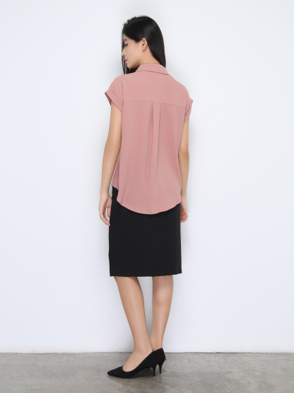 High Waist Side Split Skirt 22372