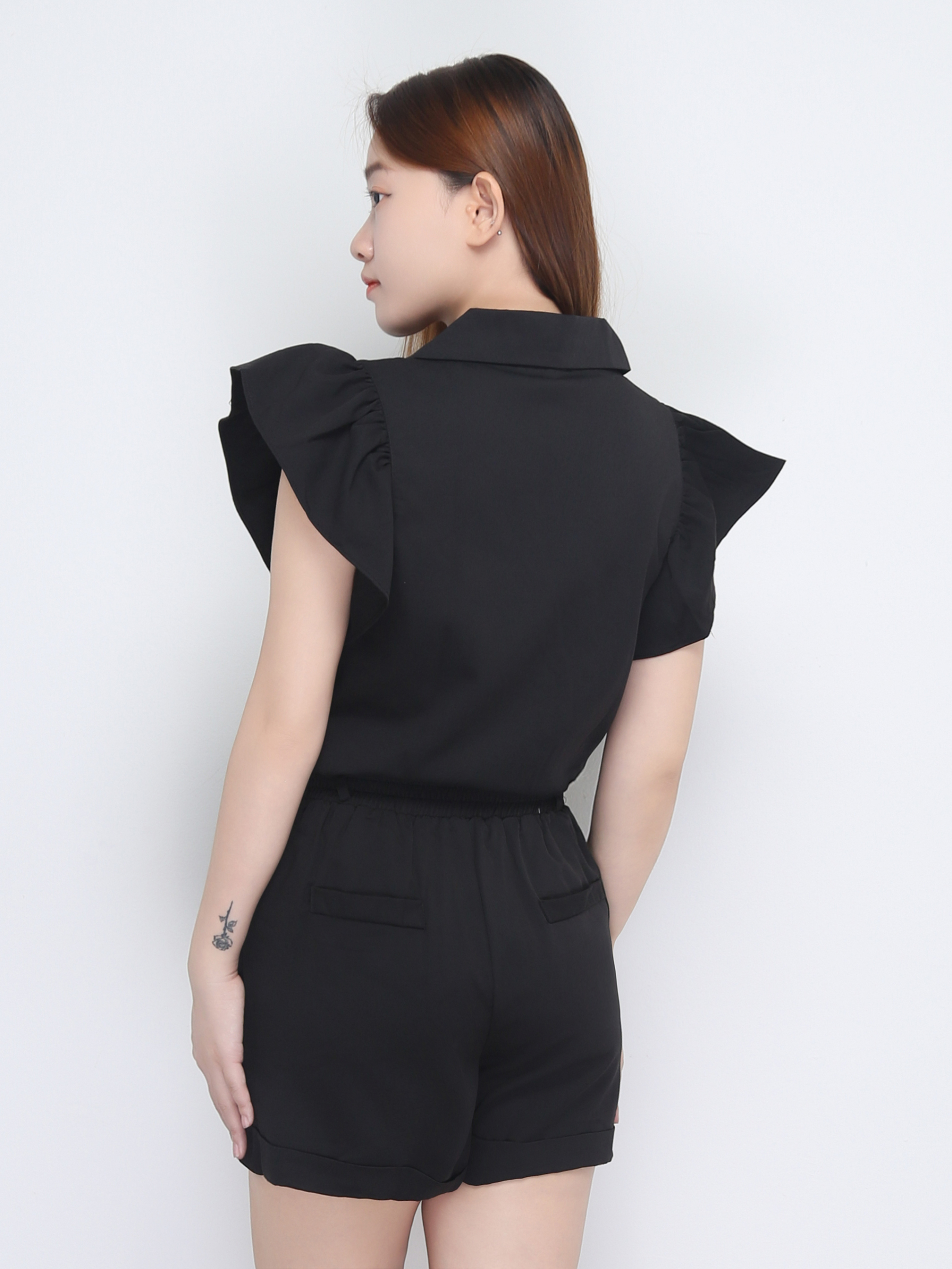 Two Piece Set Butterfly Sleeve Set 22431