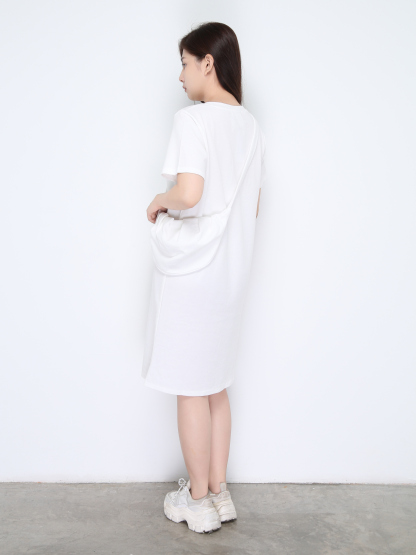 Font Lazy Dress With Bag 22470