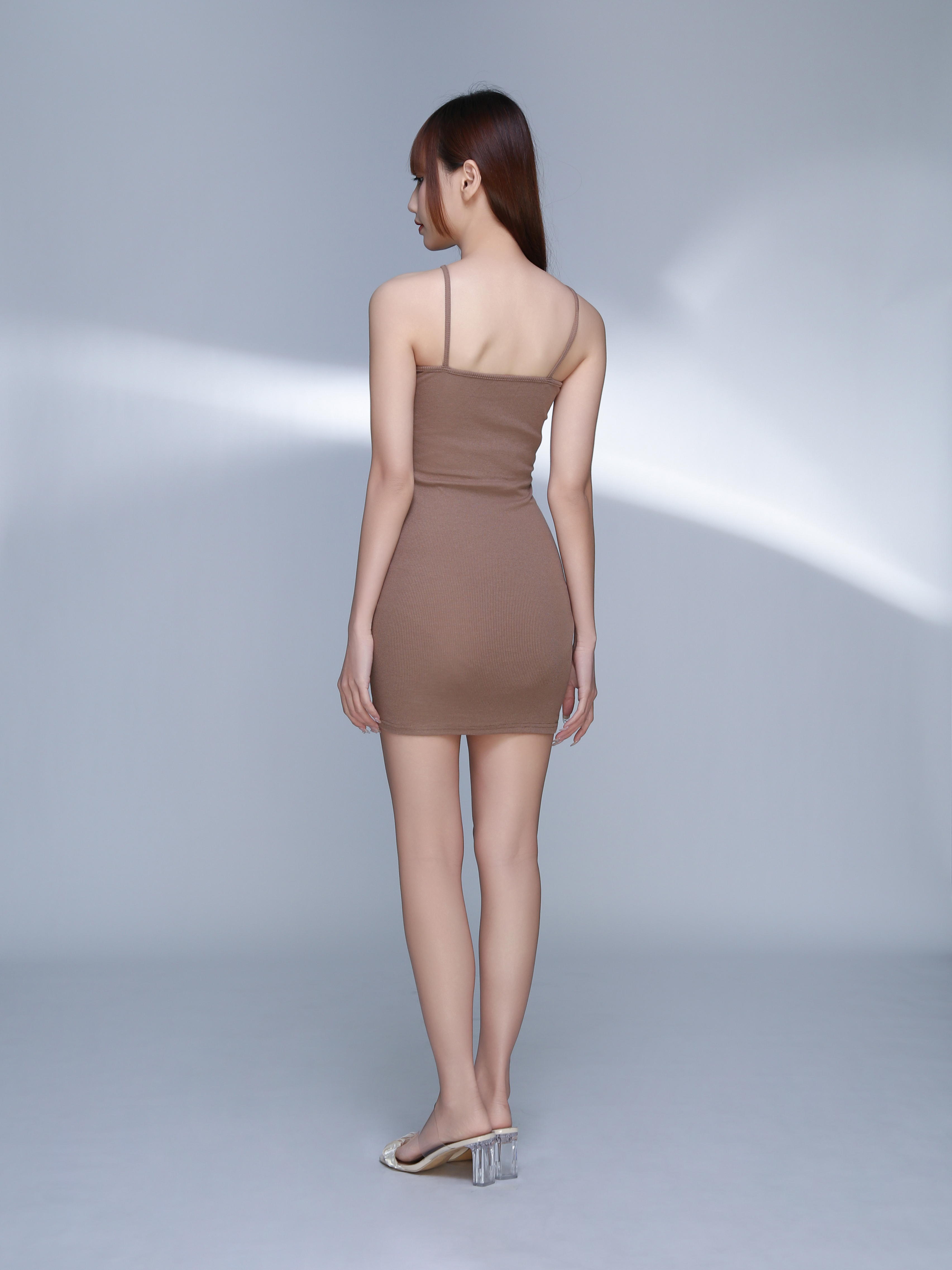 Knitted With Strap Dress 22507