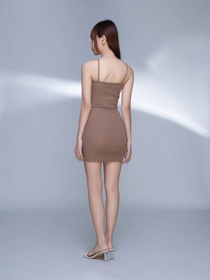 Knitted With Strap Dress 22507