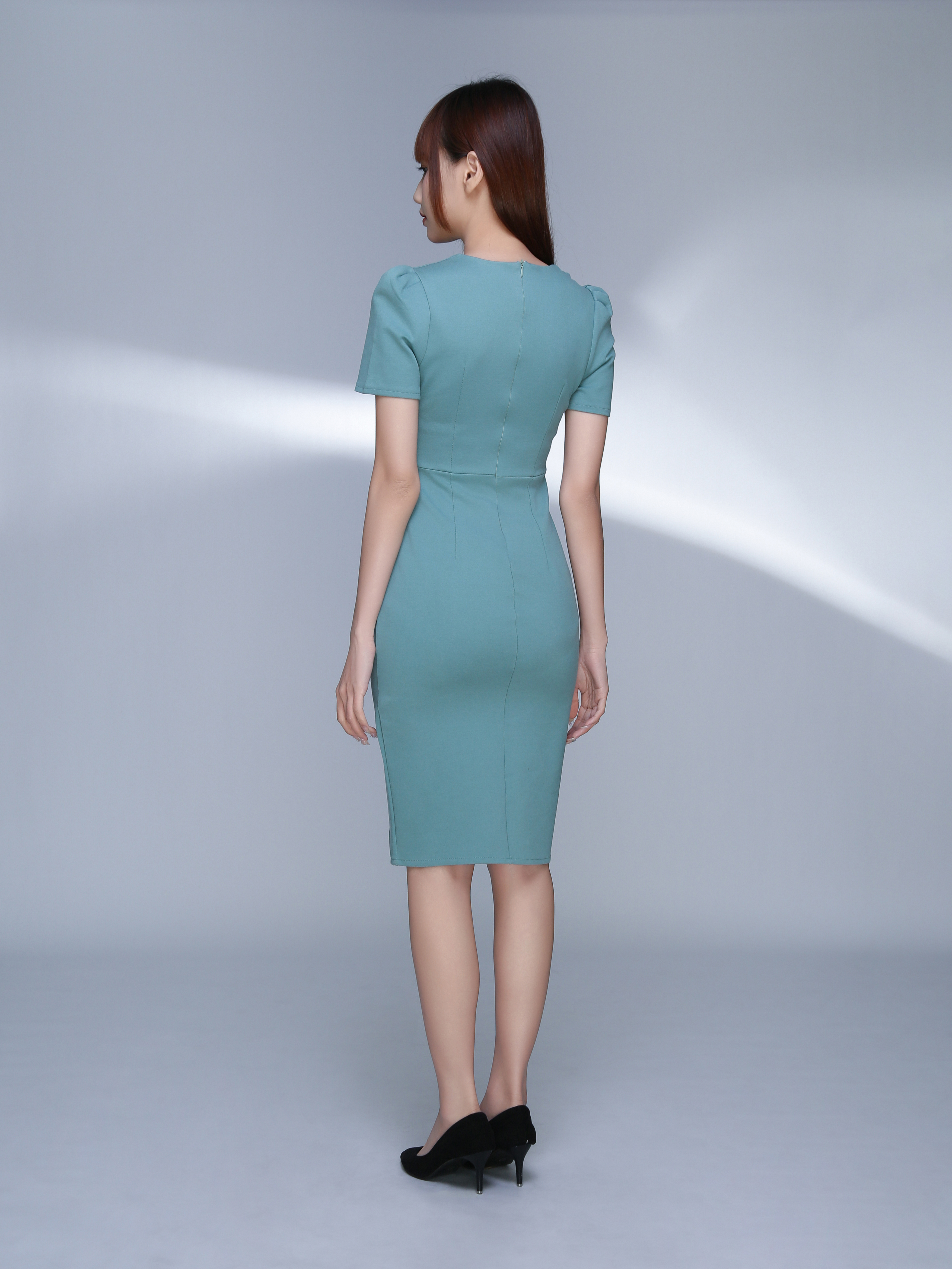 Shoulder Hole With Split Dress 22550