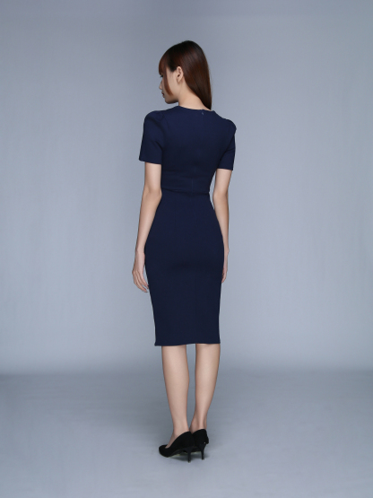 Shoulder Hole With Split Dress 22550