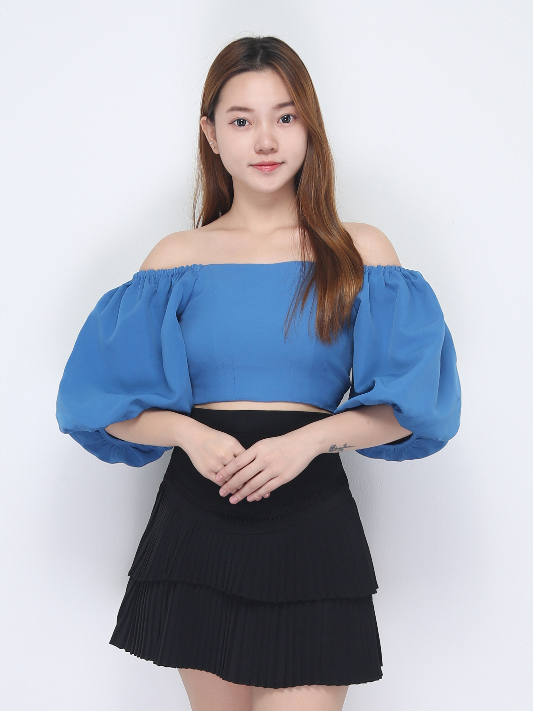Off Shoulder Puff Sleeve Top 22553
