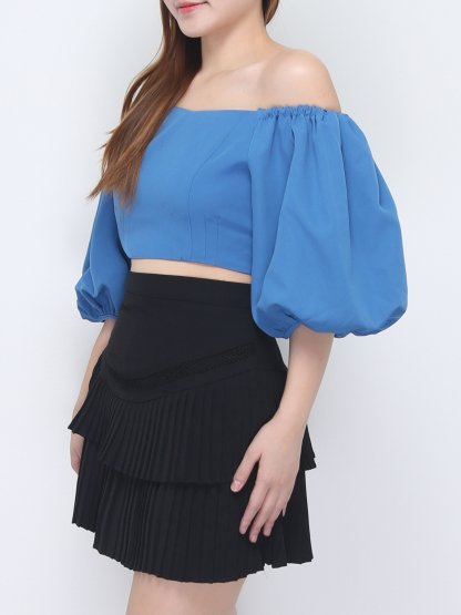 Off Shoulder Puff Sleeve Top 22553