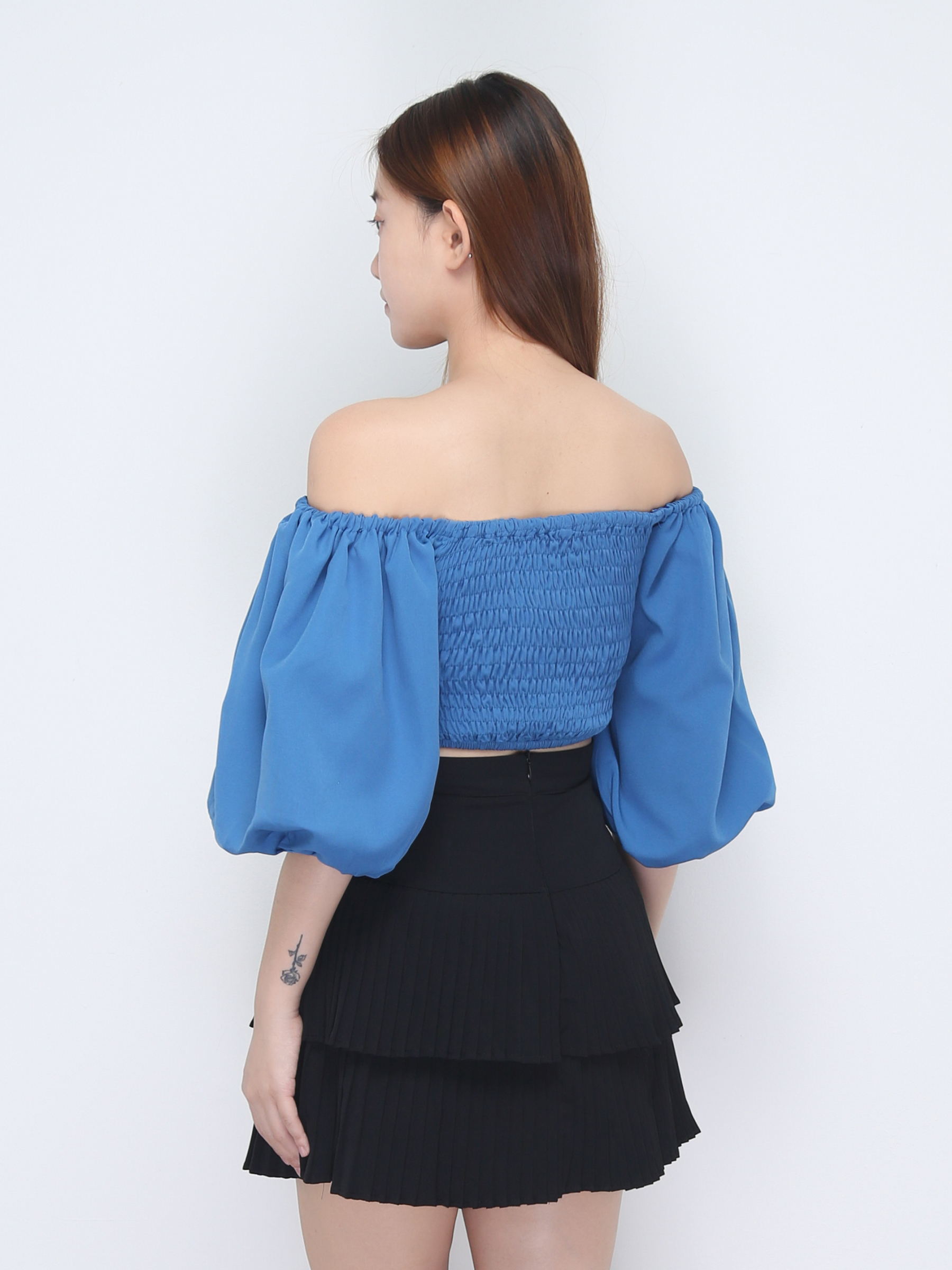 Off Shoulder Puff Sleeve Top 22553