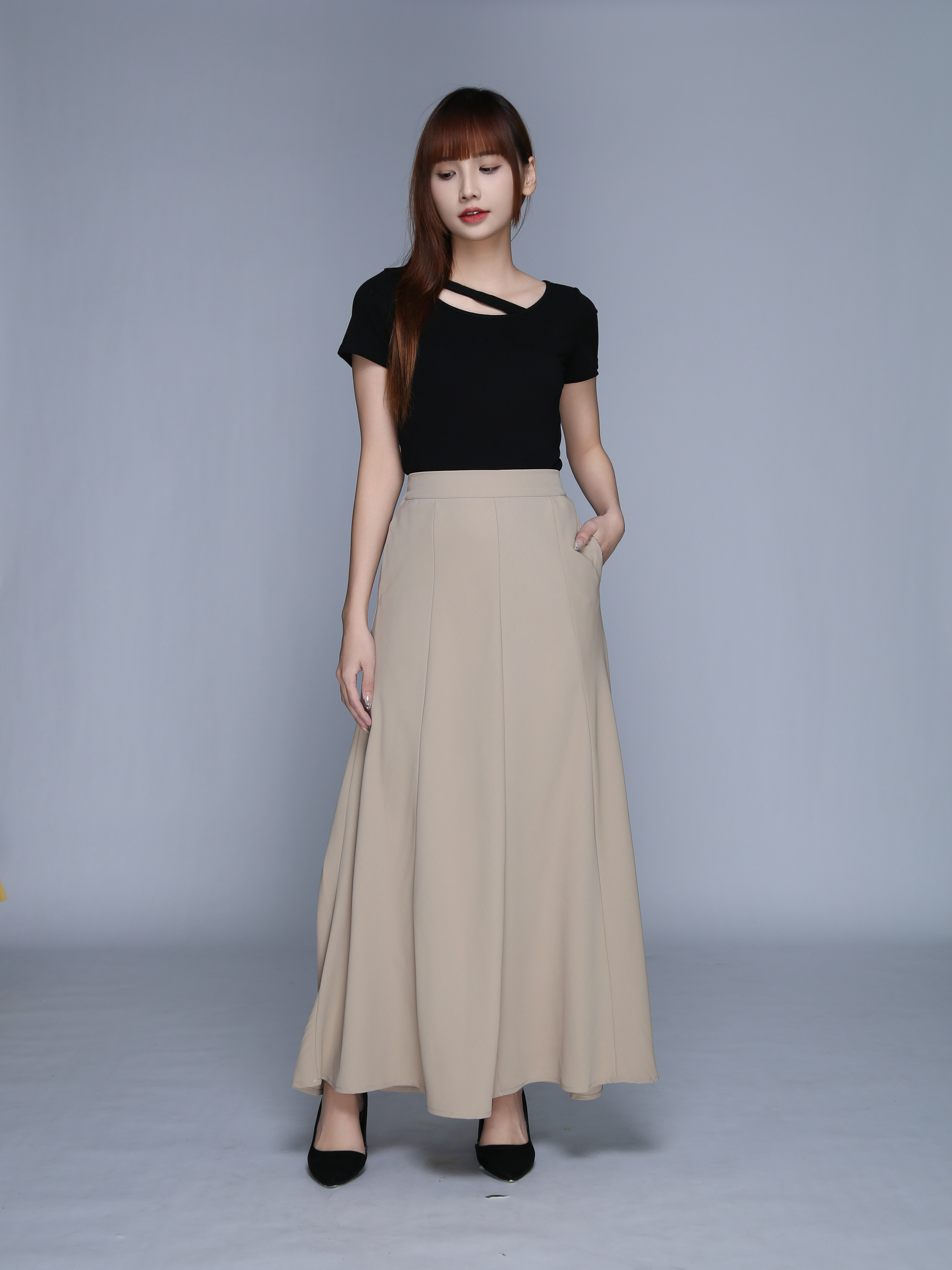 High Aist A Line Skirt 22969