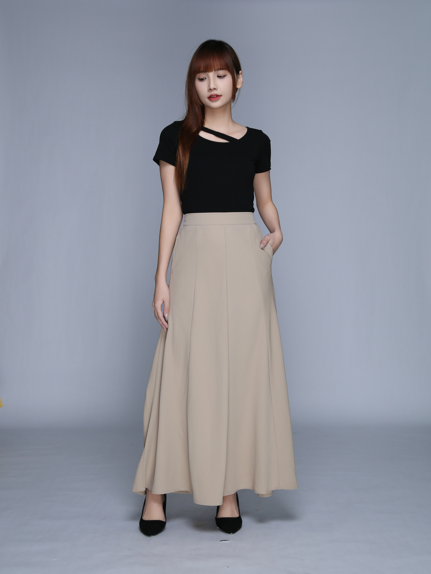 High Aist A Line Skirt 22969