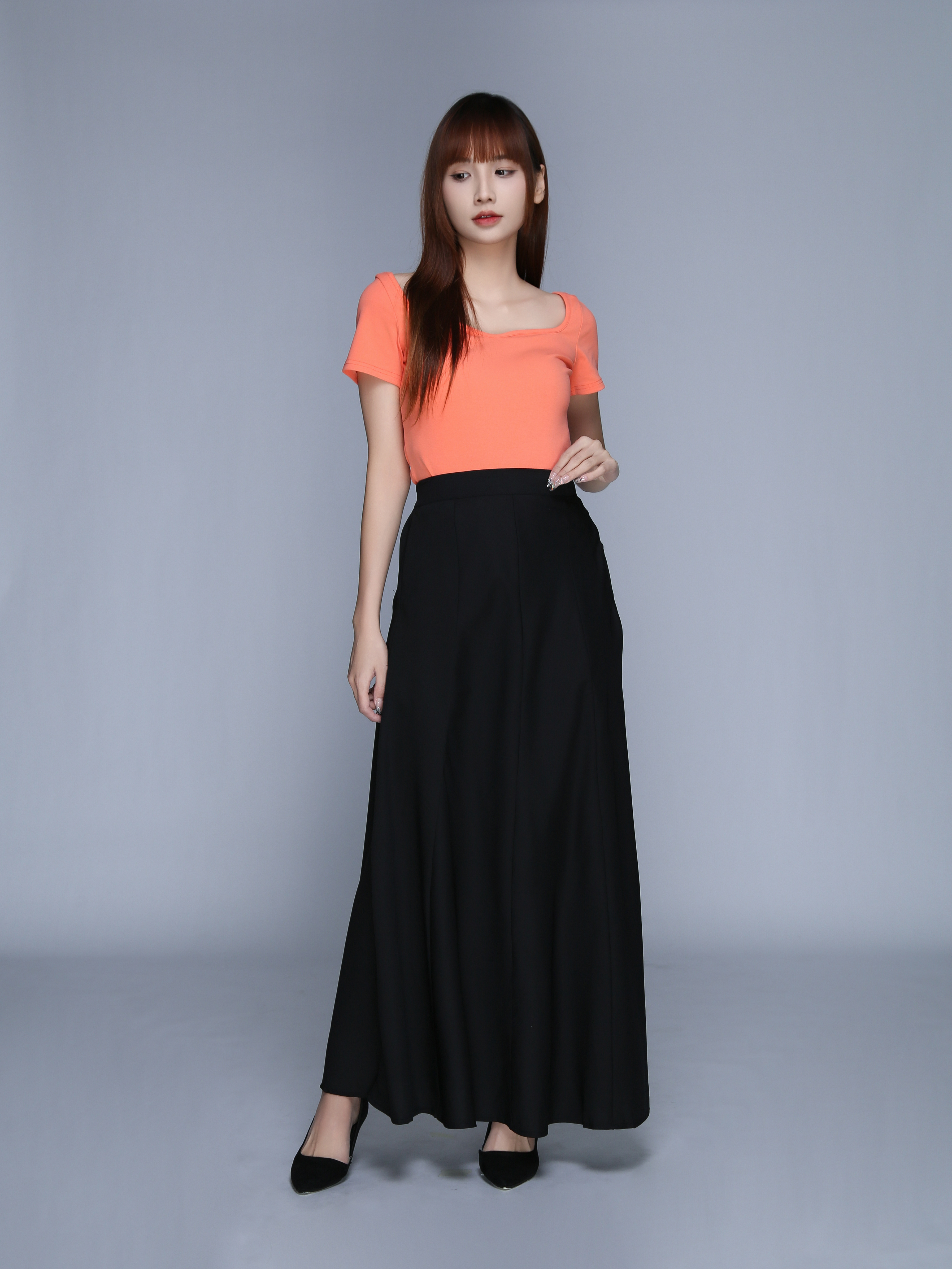 High Aist A Line Skirt 22969