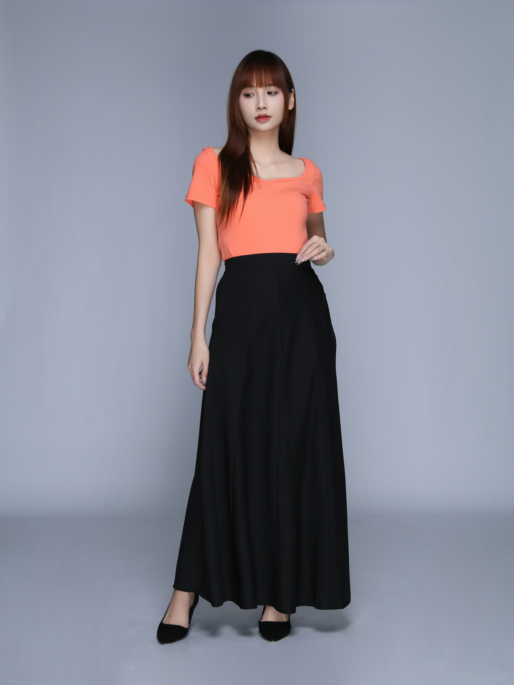 High Aist A Line Skirt 22969