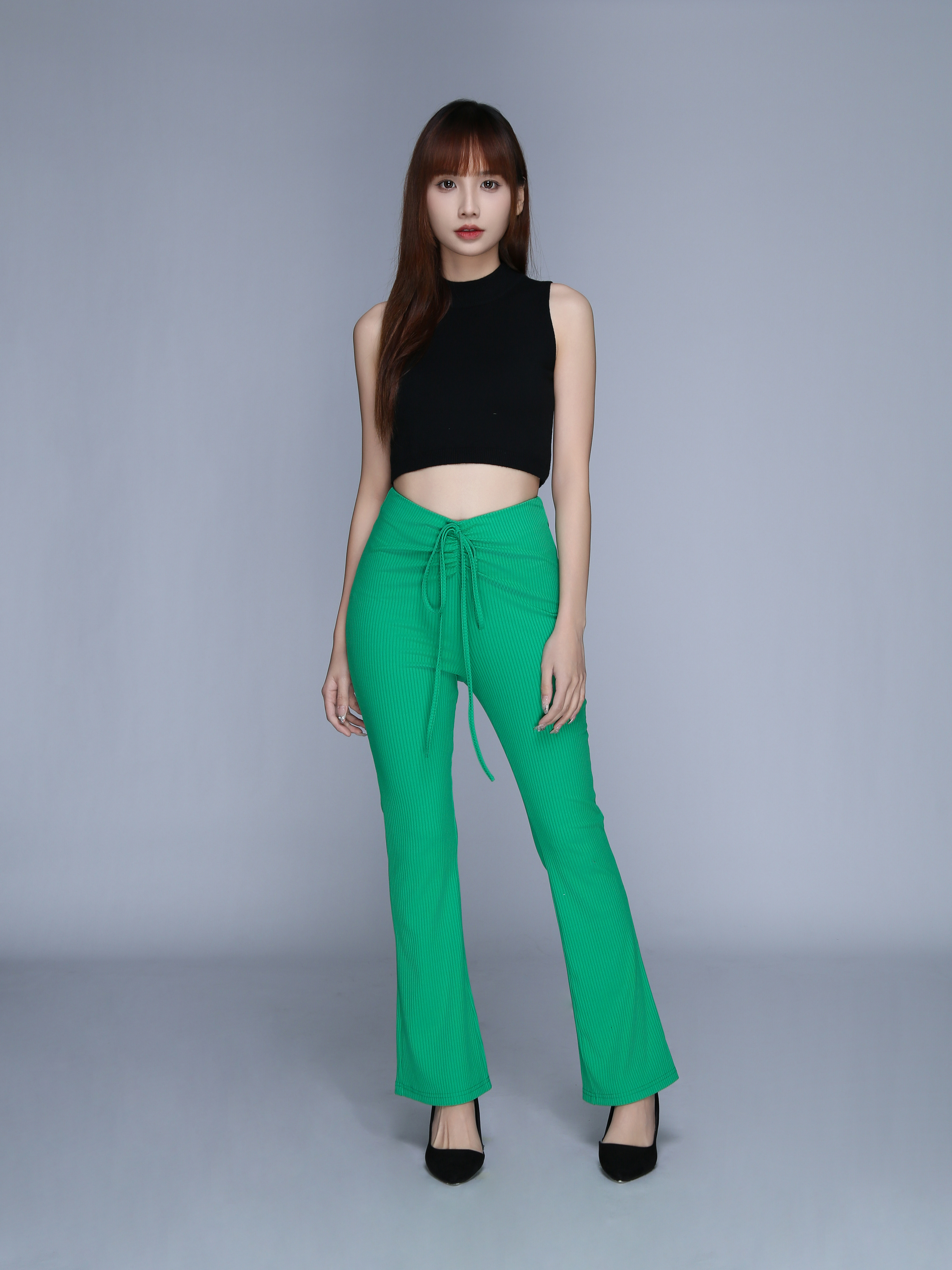 Drawstring Waist Long Pant 22586