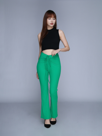 Drawstring Waist Long Pant 22586