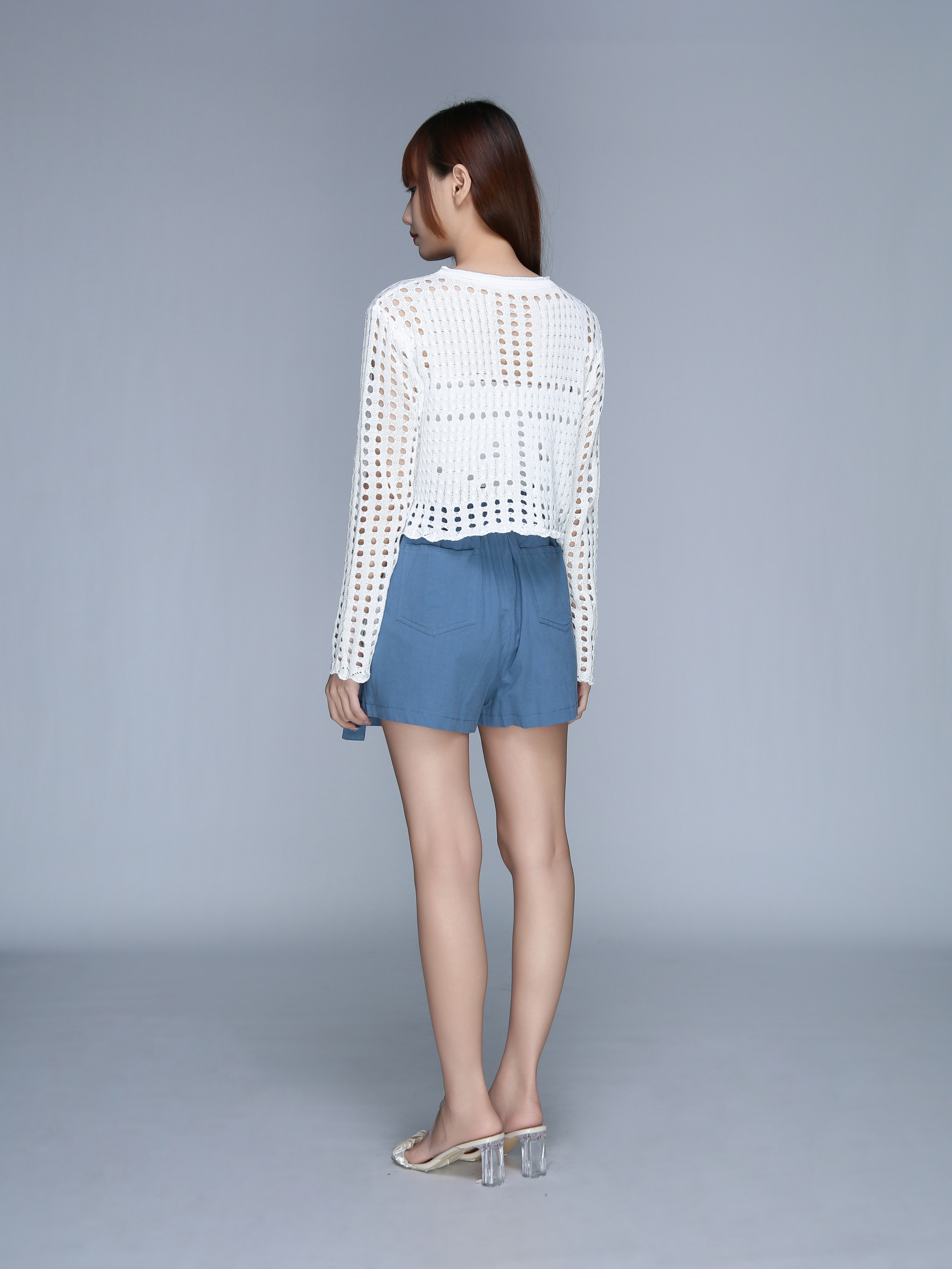 Decorative Belt With Skirt Pant 22633