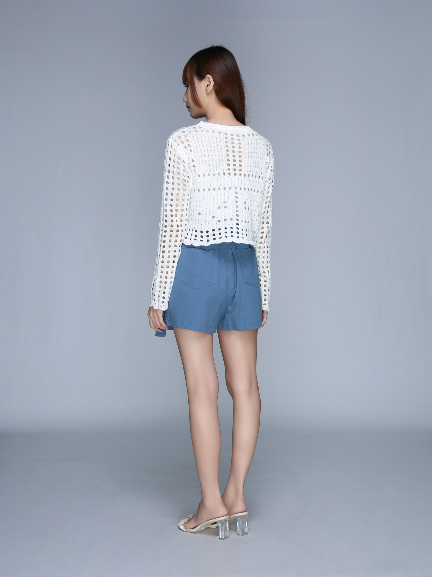 Decorative Belt With Skirt Pant 22633