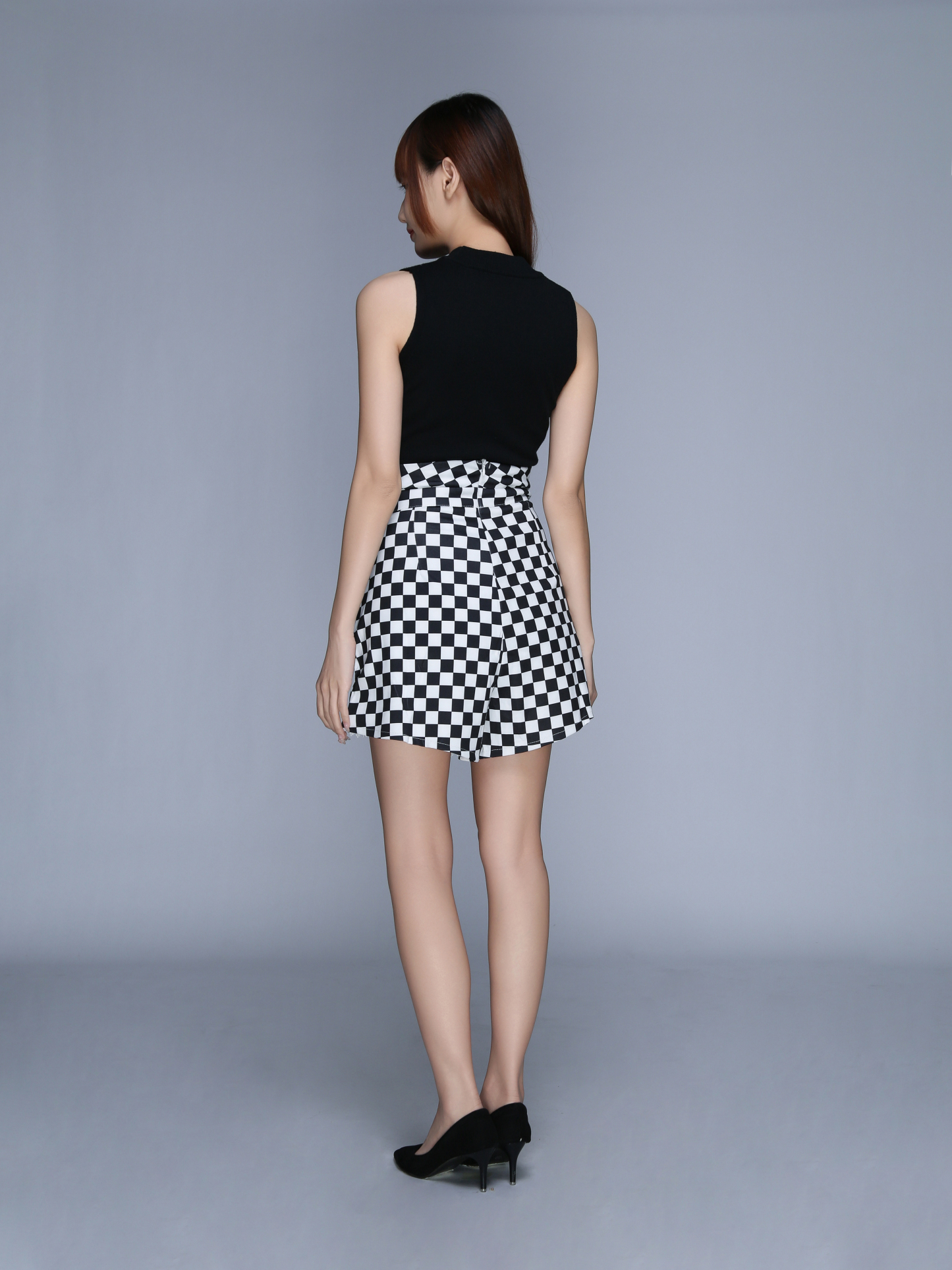 High Waist Side Pocket With Lace Short Pants 22942