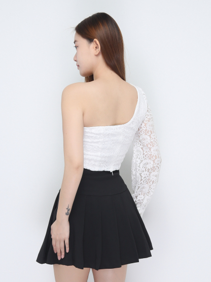Lace One Shoulder Top 22645